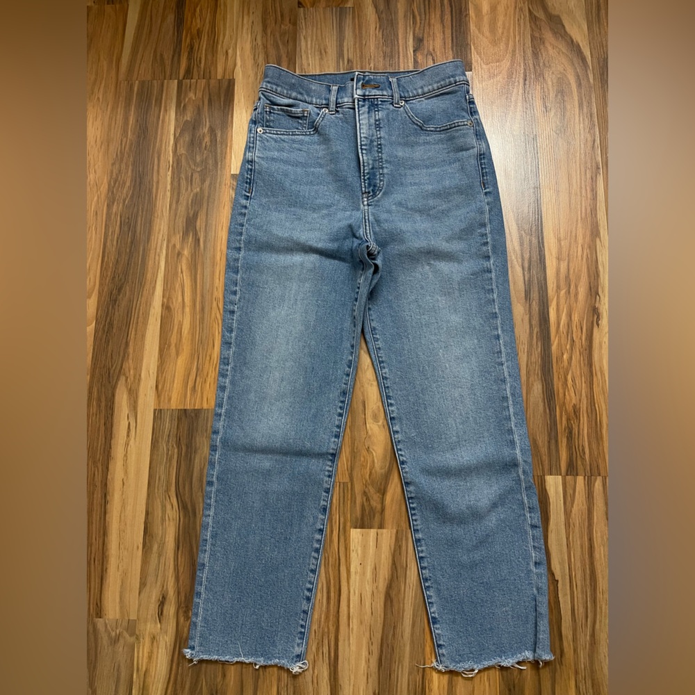 Express super high rise mom jean